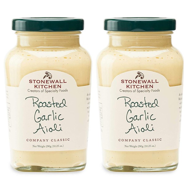 Stonewall Kitchen Roasted Garlic Aioli, 10.25 Ounce (Pack of 2)