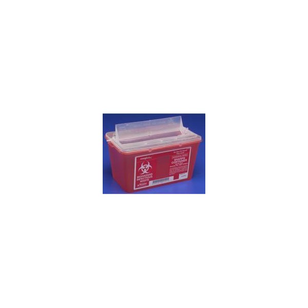 PT# 676236 PT# # 676236- Container Sharps Monoject Small Red 4qt Ea by, Kendall Company