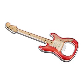 LanHong 1 Piece/Set Bottle Opener Beer Bottle Openers Guitar Shaped Bottle Opener Guitar Gift Kitchen Gadgets for Drinkers Music Guitar Lover(Red 2)