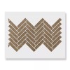 Stencil Revolution Diagonal Herringbone Tile Pattern Wall Stencil