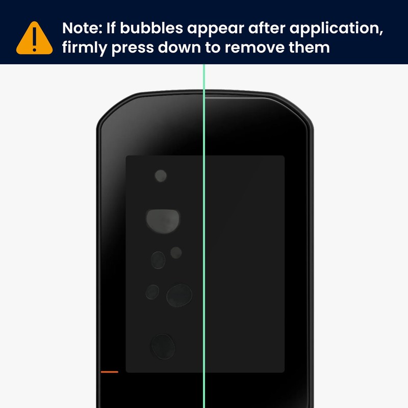 kwmobile 2 x Bicycle GPS Screen Protector Compatible with Bryton