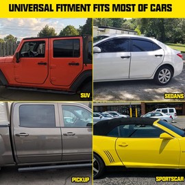 Winunite 65.6Ft(20M) Car Door Protector Edge Guards Car Door Edge Guards, Universal Fit, Ultra Long, No Glue, U Shape, Fade-Resistant, Car Door Edge Protector Door Guards for Cars