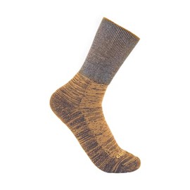 Carhartt Men's Twin Knit Midweight Crew Sock, Amber Glow, X-Large