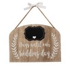 LOVE STORY Wedding Countdown Days Until our Wedding' Countdown Plaque