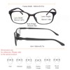 MIRYEA Nearsighted Distance Glasses For Men Women Retro Myopia Eyeglasses