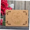 jojofuny Rustic Wedding Guest Book Pages Elegant Keepsake for Bridal