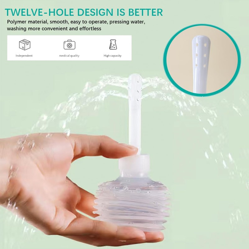 DOERDO 15pcs Disposable Enema Douche Applicator Vaginal Douche Anal Applicator