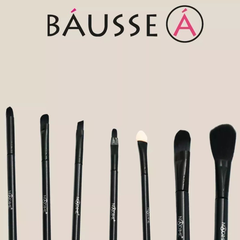 Bausse Set Brochas Profesionales Para Maquillaje Báusse Estuche 7pz