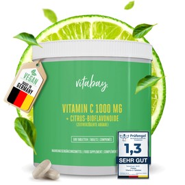 Vitamin C 1000 mg + Bioflavonoids - Time Released - Vegan Tablets