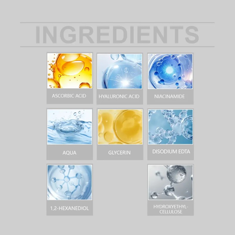 Práctico Sérum Iluminador Con Vitamina C Viareline