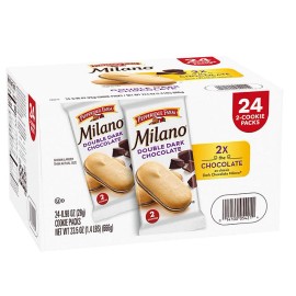 Milano New Milano Double Dark Chocolate Cookies (0.98 oz., 24 pk).Great Price