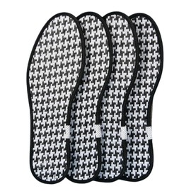 Insoles, Lattice Pattern, Deodorizing Cotton, Insoles, Incense (4 Pieces) 2 Pairs Fluffy, Can Be Worn With Barefoot, Lightweight, Lightweight, Lightweight, Unisex, Sports, Standing, Work, Breathable,