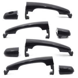 8Pcs Front Rear Left Right Exterior Black Door Handle Set for KIA SORENTO 2011 2012 2013 2014