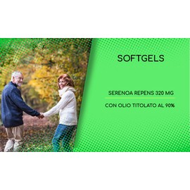 Serenoa Repens 70 Softgels per il benessere della Prostata e delle vie Urinarie, Prostasoftgels con 320 mg di olio di Saw Palmetto titolato al 90% in acidi grassi | Una al Giorno