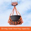 Safety Lifting Belt, Flat Nylon Sling Net, Heavy-Duty Cargo Lifting