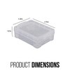ADVANTUS Super Stacker Caja organizadora para lápices, Caja de crayones