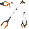 32" Grabber Reacher Tool, 1-Pack Foldable Reacher Grabber Pickup Tool
