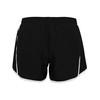 Augusta Sportswear - Pantalón Corto para Mujer, Talla Junior, Negro/Negro/Blanco,
