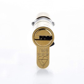 Yale P-YS3-3535B Euro Thumbturn 3 Star Cylinder, 3 Keys Supplied, Maximum Security, Visi Packed, Suitable for All Door Types, 35:35 (70 mm), Brass Finish