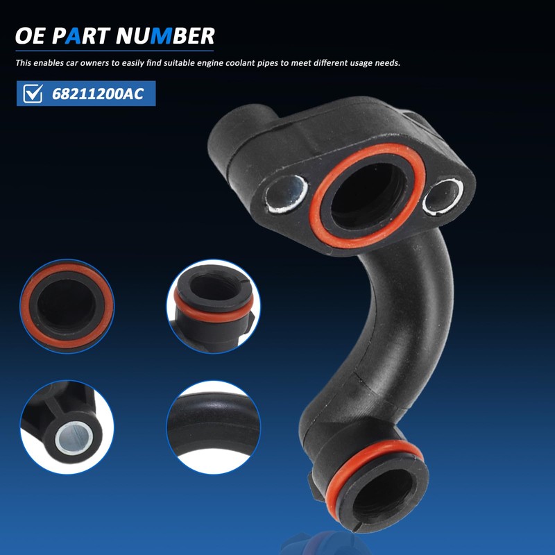MUNIK Pipe Water Bypass 2015-2019 Compatible with Grand Cherokee For