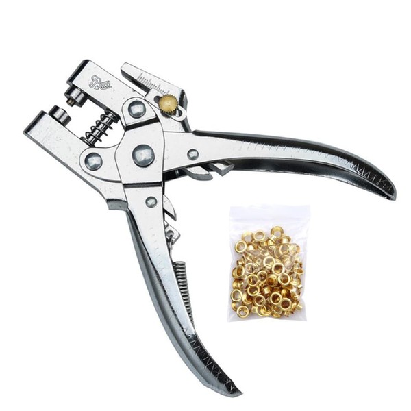 Hole Punch Nozzles Eyelet Pliers with 4.5 mm Eyelets, Hand