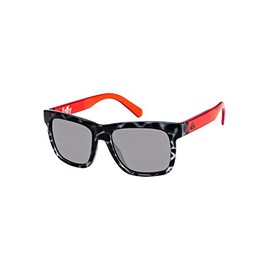 Quiksilver Boys' Balky Sunglasses, Shiny Black Tort/Flash Silver