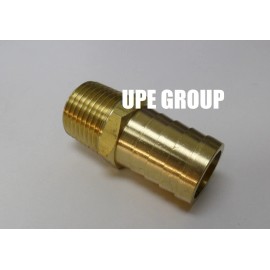PRO-EDGE INDUSTRIAL 3/4 HOSE BARB X 1/2 MALE NPT Brass Pipe Fitting NPT Thread Gas Fuel Water Air