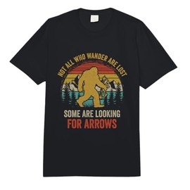 Funny Archery Not All Wander are Lost Arrows Bigfoot Vintage Comfort Colors Adult Heavyweight T-Shirt