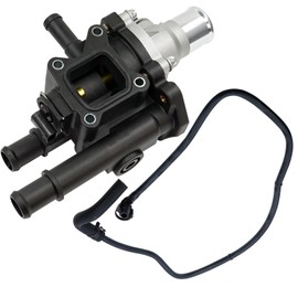 Thermostat Housing with Gasket Sensor Compatible with 1.8L & 1.6L 2011-2016 Chevy Cruze 2012-2018 Chevy Sonic 2013-2018 Chevy Trax #25199824 25192228 902-033 15-81816