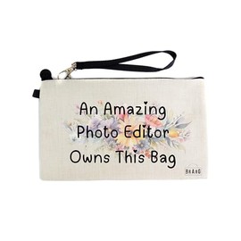Gifts or Presents for Photo Editors, an Amazing Photo Editor Owns This Bag, Cosmetic Bags, Pencil Case - cb495