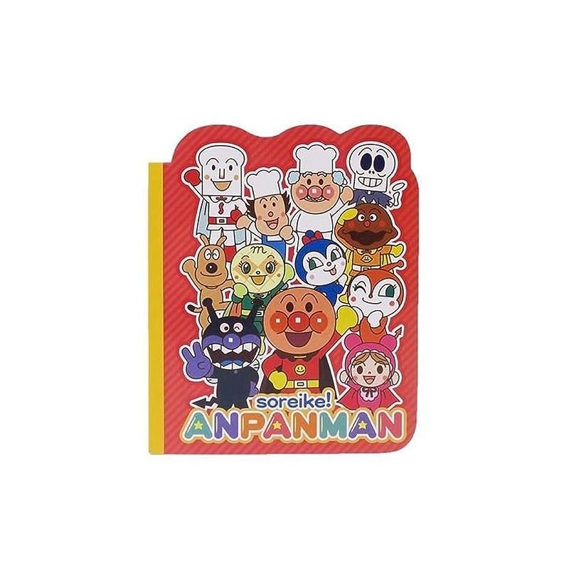サンスター ダイカットメモ それいけ!アンパンマン 集合柄 アンパンマン 6830010U