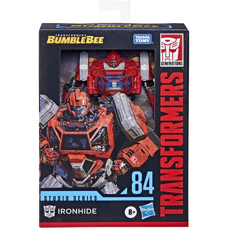 Transformers Toys Studio Series 84 Deluxe Class Bumblebee Ironhide Action