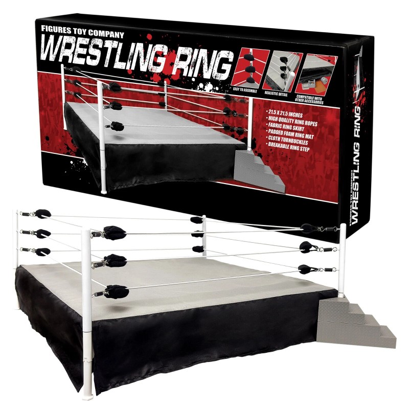 Figures Toy Company Wrestling Ring & Talking Wrestling Referee Figure