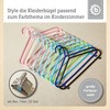 Bieco Children's Coat Hangers, Plain Colours, Packs of 8/16/32