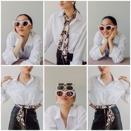 Arte Clavo 8ml 6PCS Nude Gel Polish Set, Nude Pink Gel Nail Polish White Black Colors Collection Gel Polish Nail Art Design Gel Manicure Fall Winter Nail Decoration 0.27 Fl Oz 643