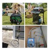 12FT 1/2" ID Natural Gas Hose with Quick Connect Fittings