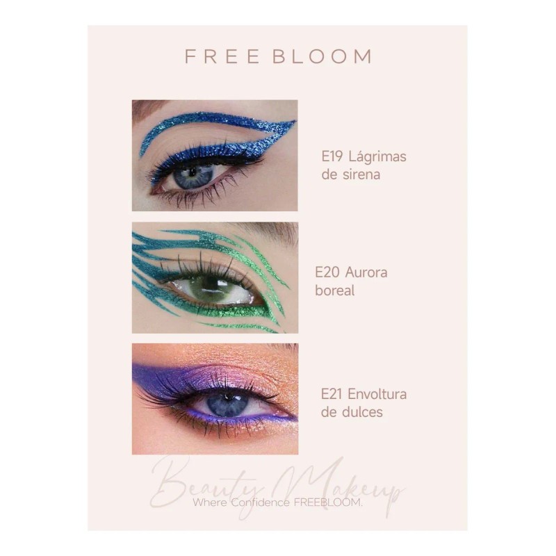 Delineador De Ojos De Gel Que Cambia De Color De