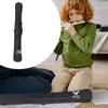 SUPVOX Linen Organizer Flute Case Cover Black Cloth Carrying Case