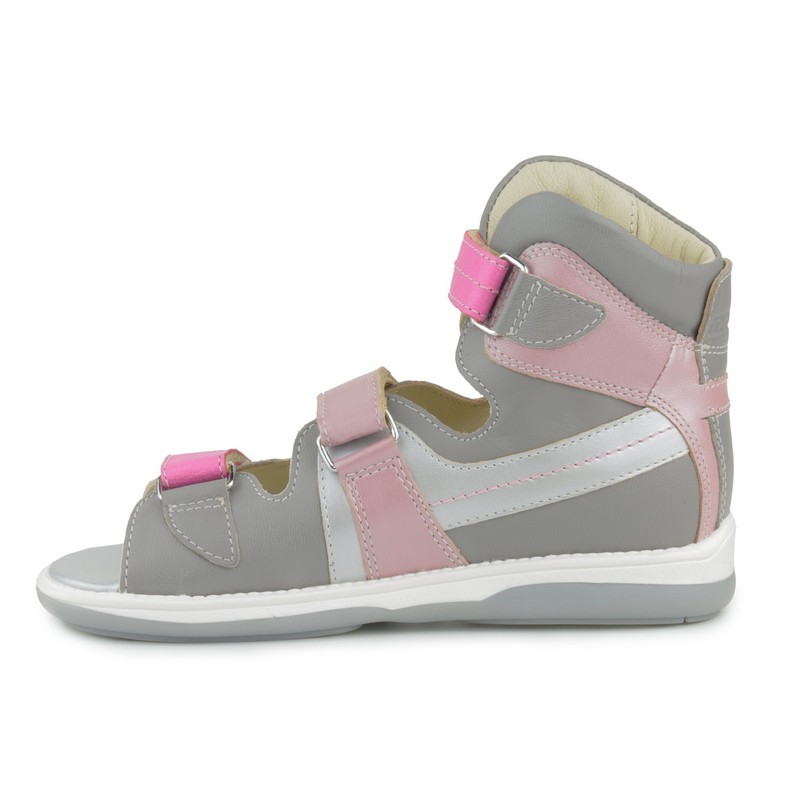Memo Iris Corrective Orthopedic Ankle Brace Sandal, Pink, 38 (6