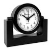 Timekeeper Small Desktop Swivel Clock for Desk, Battery Operated, 6.75"