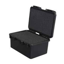 Milageto Instrument Tools Box,Hardware Organizer,Anti Shock,Lightweight,Protector with Sponge Insert,Hard Storage Case for Household