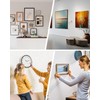 Caianwin Pack of 30 Picture Hooks for Nailing, Hanger for