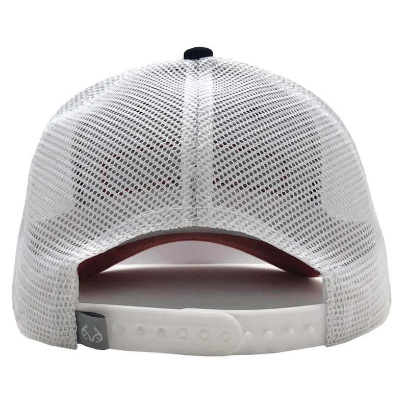 Realtree AmeriBass Adjustable Trucker Hat (Royal)