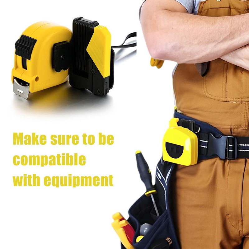 UEAVOID 2 Pack Quick-Lock Tape Holder Universal Tape Measure Holder