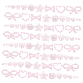 Outanaya Nail Charms for Women 1 Pack Manicure Decorations Butterfly Heart Love Charm for Parties Weddings