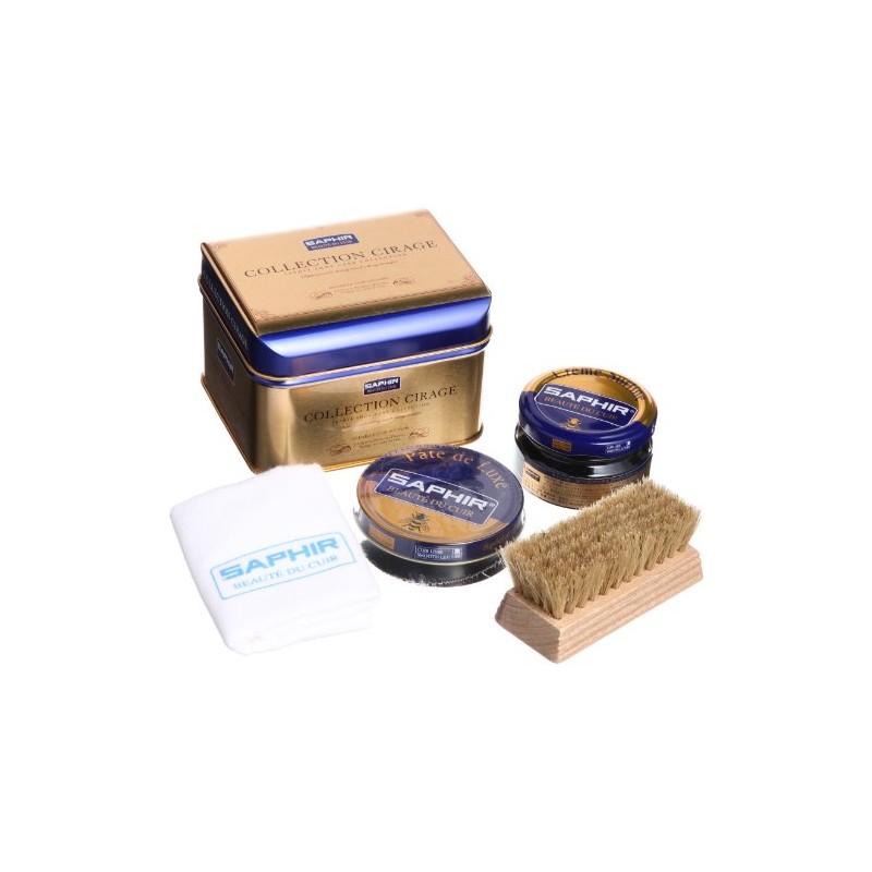Safir 490036303030 Men's Shoe Shine Set, Shoes Polish, Father's Day,
