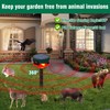 ChunHee Solar Motion Sensor Alarm Outdoor, Dog Barking & Gunshot