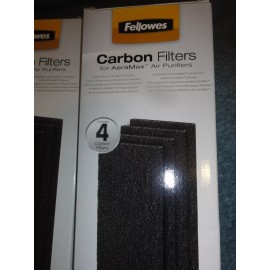 Fellowes 1 CASE 4-(4 packs) 16 total Fellowes CRC93240 AeraMax Carbon Replacement Filters