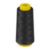 StiVerse 1800 Yards Serger Thread-Black, All Purpose Thread for Sewing,