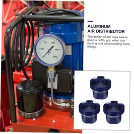 OSALADI Air Cylinder Manifold Adapter 3 Pcs Pneumatic Manifold Block Splitter for Air Distribution